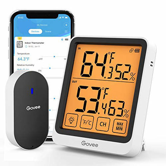Govee choose temperature and humidity sensor for indoor air monitoring  devices Envirotech Online
