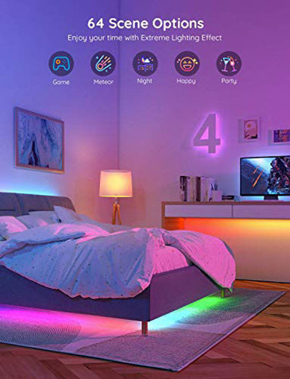 GetUSCart- Govee 16.4ft RGBIC LED Strip Lights, Segmented Control, App ...