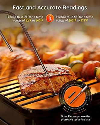 GOVEE SMART BLUETOOTH GRILLING MEAT THERMOMETER H5055 :BECOME THE GRILL  MASTER 
