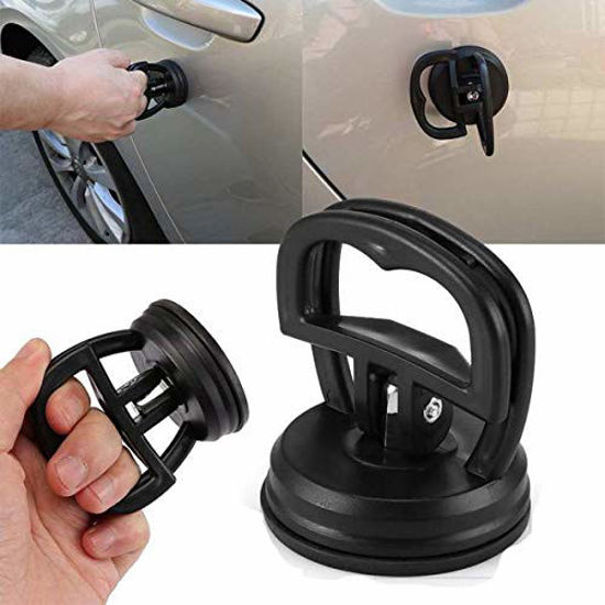 Picture of DEALPEAK Portable Vacuum Suction Cup Car Dent Repair Puller Dent Remover Heavy Duty Handle Glass Lifter Gripper Sucker Plate for Car Window Glass Truck Bath Panel