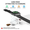 Picture of NEWDERY Charger for Apple Watch Portable iWatch USB Wireless Charger, Travel Cordless Charger with Light Weight Magnetic Quick Charge for Apple Watch Series SE 6 5 4 3 2 1 (White)