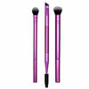 Picture of Real Techniques Eyeshadow Makeup Brush Set with Bonus Brow Brush, Easily Shade and Blend, 3 Count, Packaging and Handle Color May Vary