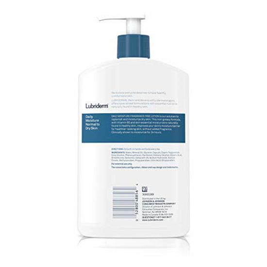 Picture of Lubriderm Daily Moisture Fragrance Free Lotion 16-Ounce