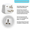 Picture of Ceptics Australia, China, New Zealand Travel Plug Adapter (Type I) - 3 Pack [Grounded & Universal] (GP-16-3PK)