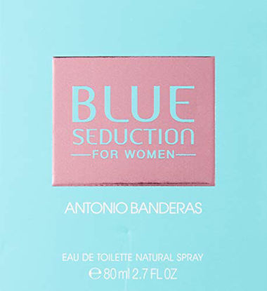 Picture of Antonio Banderas Eau De Toilette Spray for Women, Blue Seduction, 2.7 oz