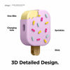 Picture of elago Ice Cream AirPods Pro Case with Keychain Designed for Apple AirPods PRO Case (Blueberry)