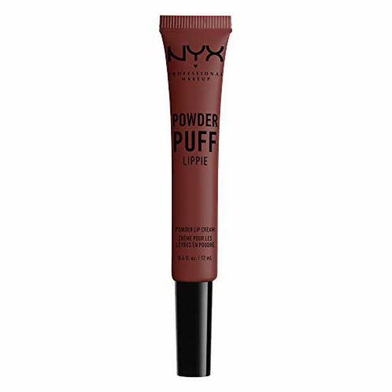 Picture of NYX PROFESSIONAL MAKEUP Powder Puff Lippie Lip Cream, Liquid Lipstick - Cool Intentions (Light Brown With Pink Undertones)