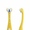 Picture of FridaBaby Triple-Angle Toothhugger Training Toothbrush for Toddler Oral Care, Yellow