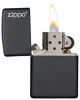 Picture of Zippo Logo Black Matte Pocket Lighter