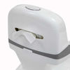 Picture of Nuby My Real Potty Training Toilet with Life-Like Flush Button & Sound for Toddlers & Kids, White/Gray