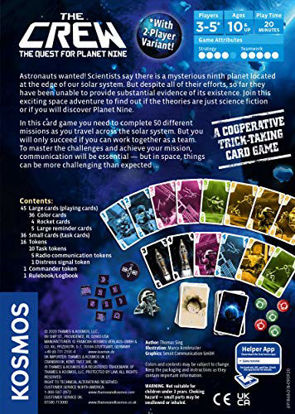 Picture of The Crew - Quest for Planet Nine | Card Game | Kennerspiel des Jahres Winner | Cooperative Space Adventure | 2 to 5 Players | Ages 10 and up | Trick-Taking | 50 Levels of Difficulty | Endless Replay