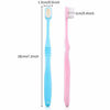 Picture of 4 Pieces Soft Micro-Nano Manual Toothbrush Extra Soft Bristles Toothbrush with 20,000 Bristles for Fragile Gums Adult Kid Children (Blue, Pink)