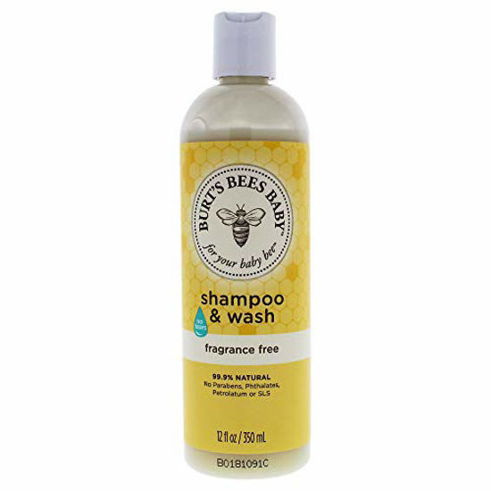 Picture of Burt's Bees Baby Shampoo & Wash, Fragrance, 12 Fl Oz