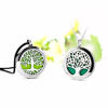 Picture of RoyAroma 2PCS Tree of Life Aromatherapy Essential Oil Diffuser Necklace Stainless Steel Locket Pendant 12 Felt Pads