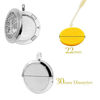 Picture of RoyAroma 2PCS Tree of Life Aromatherapy Essential Oil Diffuser Necklace Stainless Steel Locket Pendant 12 Felt Pads