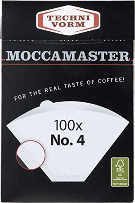 Picture of Technivorm Moccamaster #4 White Paper Filters, 100-count per box