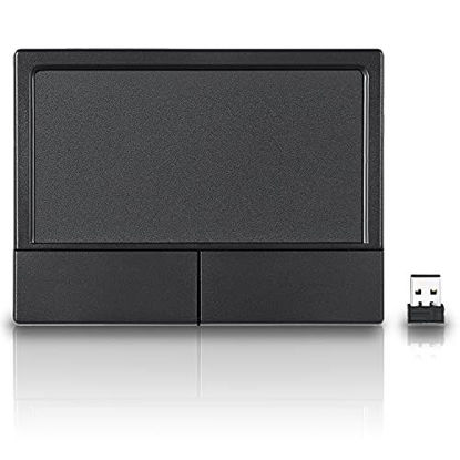Picture of Perixx PERIPAD-704 Wireless Touchpad, Portable Track Pad for Desktop and Laptop User, Large Size 4.72x3.54x0.74 inches (Wireless), Black