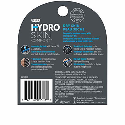 Picture of Schick Hydro 5 Sense Hydrate Razor Refills for Men, Pack of 12