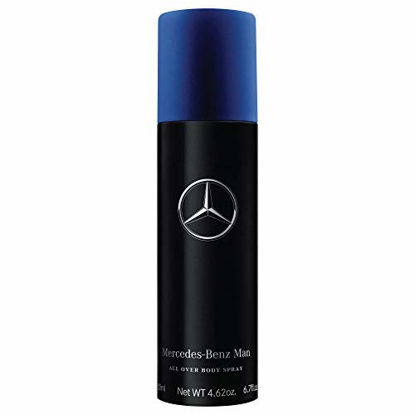 Picture of Mercedes-Benz - Man - The Scent Is Woody Aromatic - Fast-Drying Spray - Perfect For The Athletic Man - Ideal For All Skin Type - Long-Lasting Freshness - All Over Body Spray - 6.7 Oz