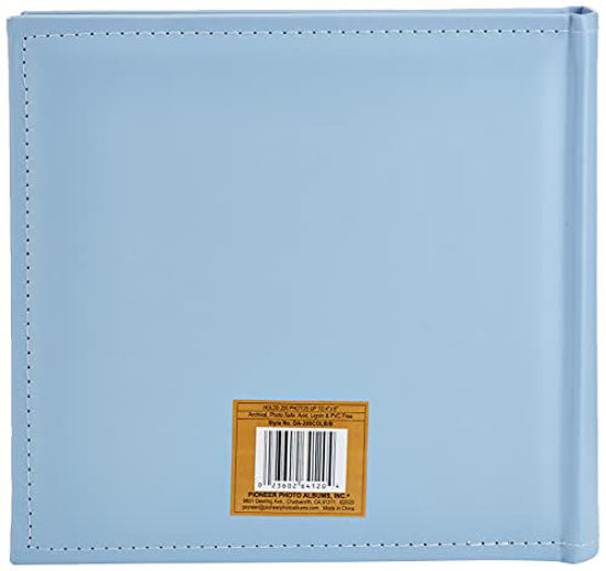 Picture of Pioneer Photo Albums DA-200COLB/B 200-Pocket Embossed Baby Leatherette Frame Cover Album for 4 by 6-Inch Prints, Blue