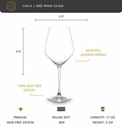 GetUSCart- Exquisite White Wine Glasses [Set of 4] 14 Ounce - Lead