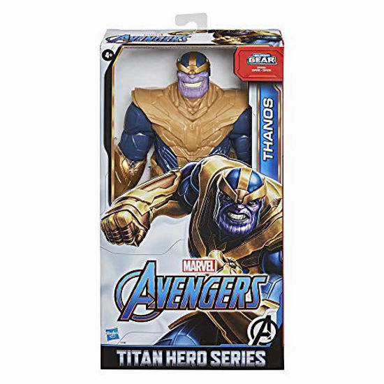 Picture of Avengers Marvel Titan Hero Series Blast Gear Deluxe Thanos Action Figure, 12-Inch Toy, Inspired by Marvel Comics, for Kids Ages 4 and Up