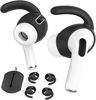 Picture of AhaStyle 3 Pairs AirPods Pro Ear Hooks Covers Accessories [Added Storage Pouch] Compatible with Apple AirPods Pro 2019 (Black)