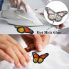 Picture of 20pcs Monarch Butterfly Iron on Patches, 2 Size Embroidered Sew Applique Repair Patch