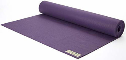 Picture of Jade Yoga Travel Yoga Mat - Sustainable Travel Yoga Mat with Great Grip to Help Hold Your Pose (68 Inch - Color: Purple)