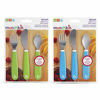 Picture of Munchkin Splash Toddler Fork, Knife and Spoon Set, 6 Pack, Blue/Green