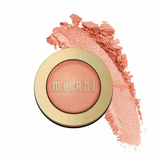 Picture of Milani Baked Blush - Luminoso (0.12 Ounce) Cruelty-Free Powder Blush - Shape, Contour & Highlight Face for a Shimmery or Matte Finish