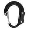 Picture of HEROCLIP Carabiner Clip and Hook (Small) for Purse, Stroller, and Backpack, Stealth Black