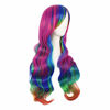 Picture of MapofBeauty 28 Inch/70cm Beautiful Long Wavy Harajuku Style Cosplay Wig (Rainbow Color)