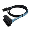 Picture of CY 100cm Internal 36 Pin Mini SAS SFF-8087 Host to 4 SFF-8482 Target SAS Hard Disk and SATA Power Cable