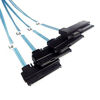 Picture of CY 100cm Internal 36 Pin Mini SAS SFF-8087 Host to 4 SFF-8482 Target SAS Hard Disk and SATA Power Cable