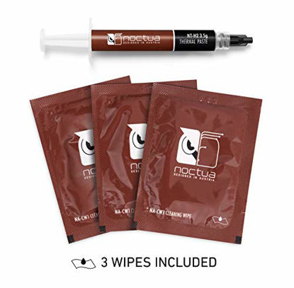 Picture of Noctua NT-H2 3.5g, Pro-Grade Thermal Compound Paste incl. 3 Cleaning Wipes (3.5g)