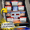 Picture of Franklin Sports Basketball Arcade Game - Table Top Bounce A Bucket Shootout - Indoor Electronic Basketball Gameroom Game for Kids