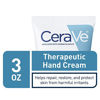 Picture of CeraVe Therapeutic Hand Cream for Dry Cracked Hands With Hyaluronic Acid and Niacinamide | Fragrance Free 3 Ounce