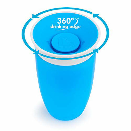 Picture of Munchkin Miracle 360 Sippy Cup, Green/Blue, 10 Oz, 2 Count