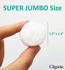 Picture of Cliganic SUPER JUMBO Cotton Balls (200 Count) - Hypoallergenic, Absorbent, Large Size, 100% Pure