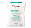 Picture of Cliganic SUPER JUMBO Cotton Balls (200 Count) - Hypoallergenic, Absorbent, Large Size, 100% Pure