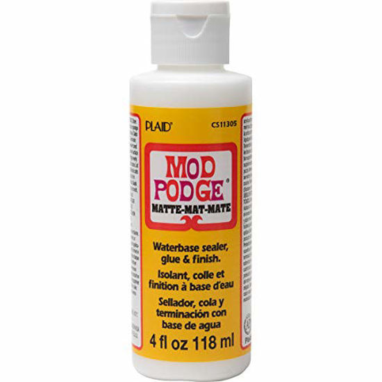 Picture of Mod Podge CS11305 Waterbase Sealer, Glue & Decoupage Finish, 4 oz, Matte, 4 Fl Oz