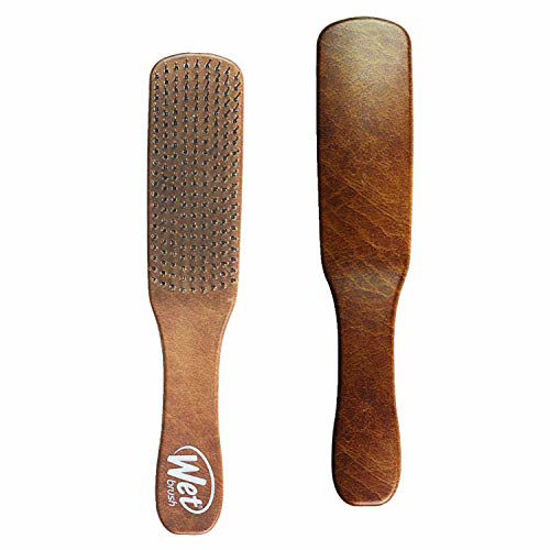 Picture of Wet Brush Mens Detangler Brush - Brown Leather 1 Pc