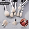 Picture of BEILI Eye Makeup Brushes Set 15pcs Natural Goat Hair Eyeshadow Brushes Set Soft Synthetic Eye Shadows Blending Concealers Eyebrow Eyeliner Professional Make Up Brushes Set (Black)