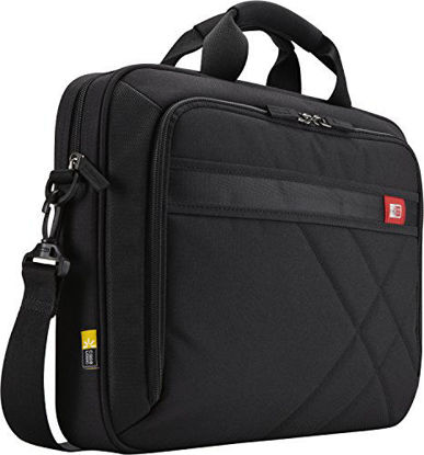 Picture of Case Logic 15-Inch Laptop and Tablet Briefcase, Black (DLC-115)