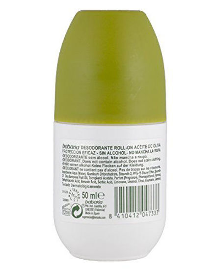 Picture of Babaria Olive Oil Roll On Deodorant 50ml Alcohol and Paraben Free by Babaria