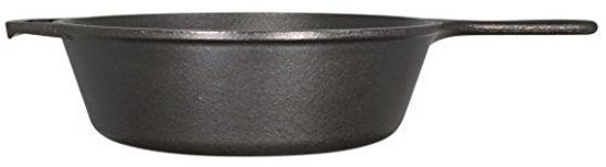 Picture of Lodge Cast Iron Deep Skillet, Pre-Seasoned, 10.25-inch (Black)