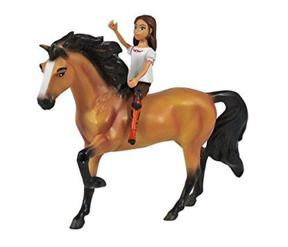 Picture of Breyer Spirit Riding Free - Spirit and Lucky Small Horse and Doll Toy Set