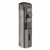 Picture of Cobber Torch Lighter, Quad 4 Jet Red Flame Refillable Butane Cigar Lighter with Punch (Gunmetal Gray)