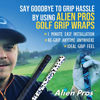 Picture of ALIEN PROS Golf Grip Wrapping Tapes (3-Pack) - Innovative Golf Club Grip Solution - Enjoy a Fresh New Grip Feel in Less Than 1 Minute (3-Pack, Blue Waves)